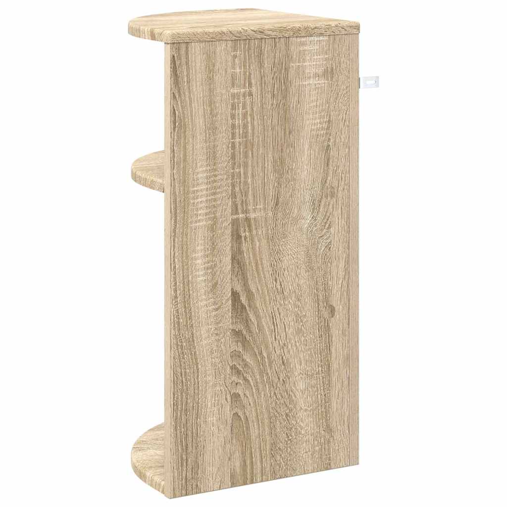 End Table Sonoma Oak 29.6 x 29.6 x 60 cm Engineered Wood