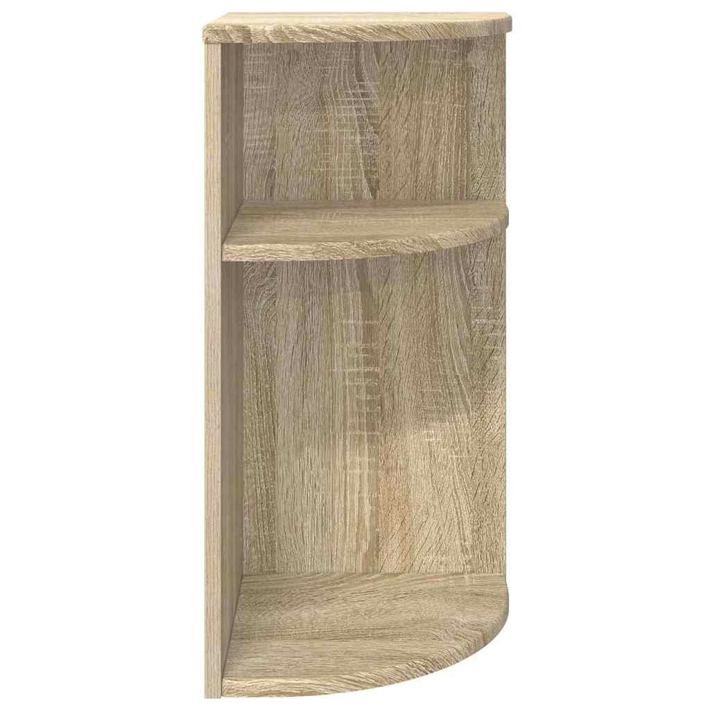End Table Sonoma Oak 29.6 x 29.6 x 60 cm Engineered Wood