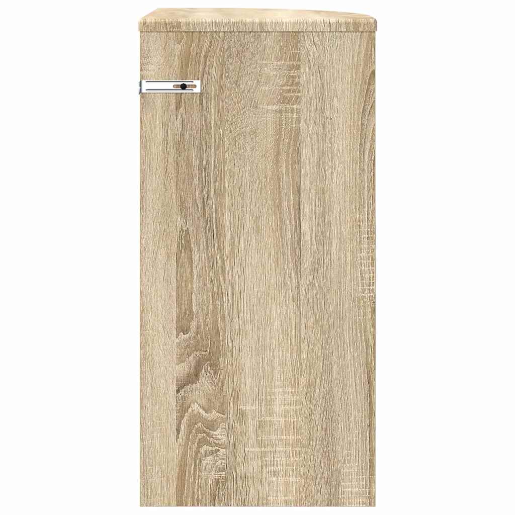 End Table Sonoma Oak 29.6 x 29.6 x 60 cm Engineered Wood