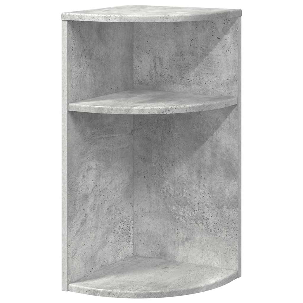 End Table Concrete Grey 29.6 x 29.6 x 60 cm Engineered Wood
