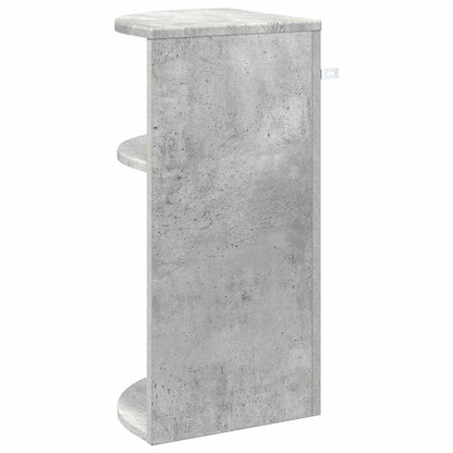 End Table Concrete Grey 29.6 x 29.6 x 60 cm Engineered Wood