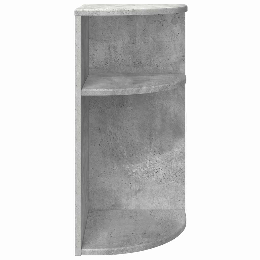 End Table Concrete Grey 29.6 x 29.6 x 60 cm Engineered Wood