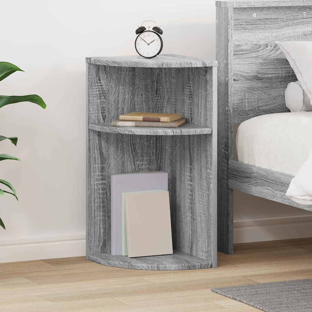 End Table Grey Sonoma 29.6 x 29.6 x 60 cm Engineered Wood