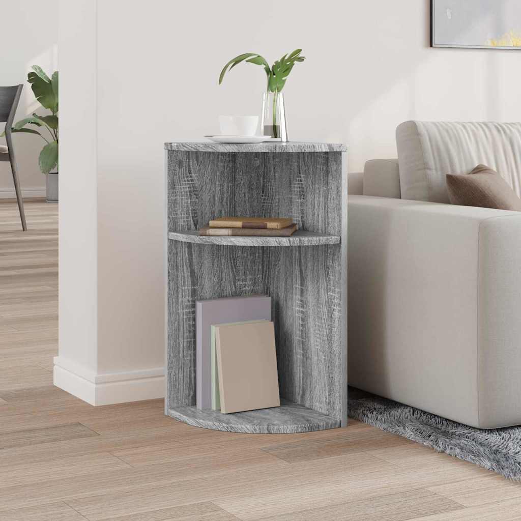 End Table Grey Sonoma 29.6 x 29.6 x 60 cm Engineered Wood