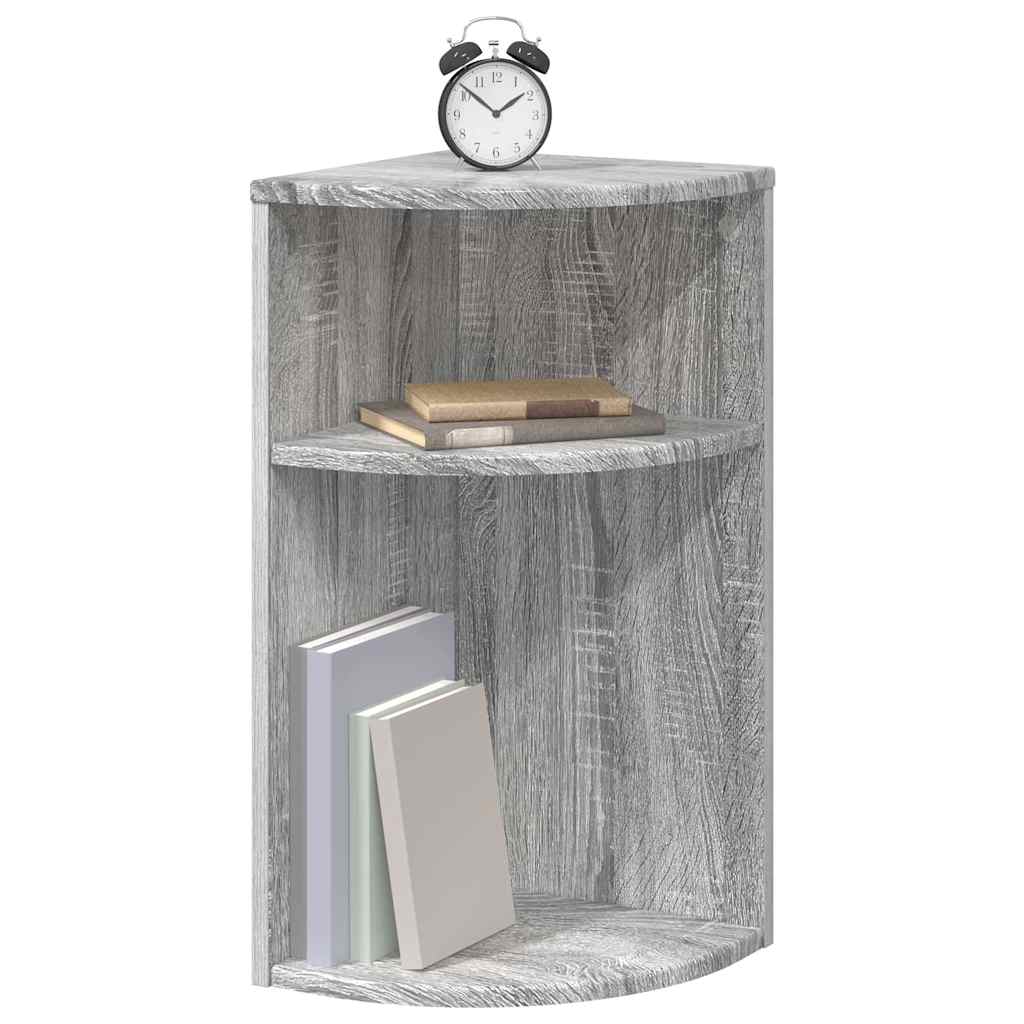 End Table Grey Sonoma 29.6 x 29.6 x 60 cm Engineered Wood