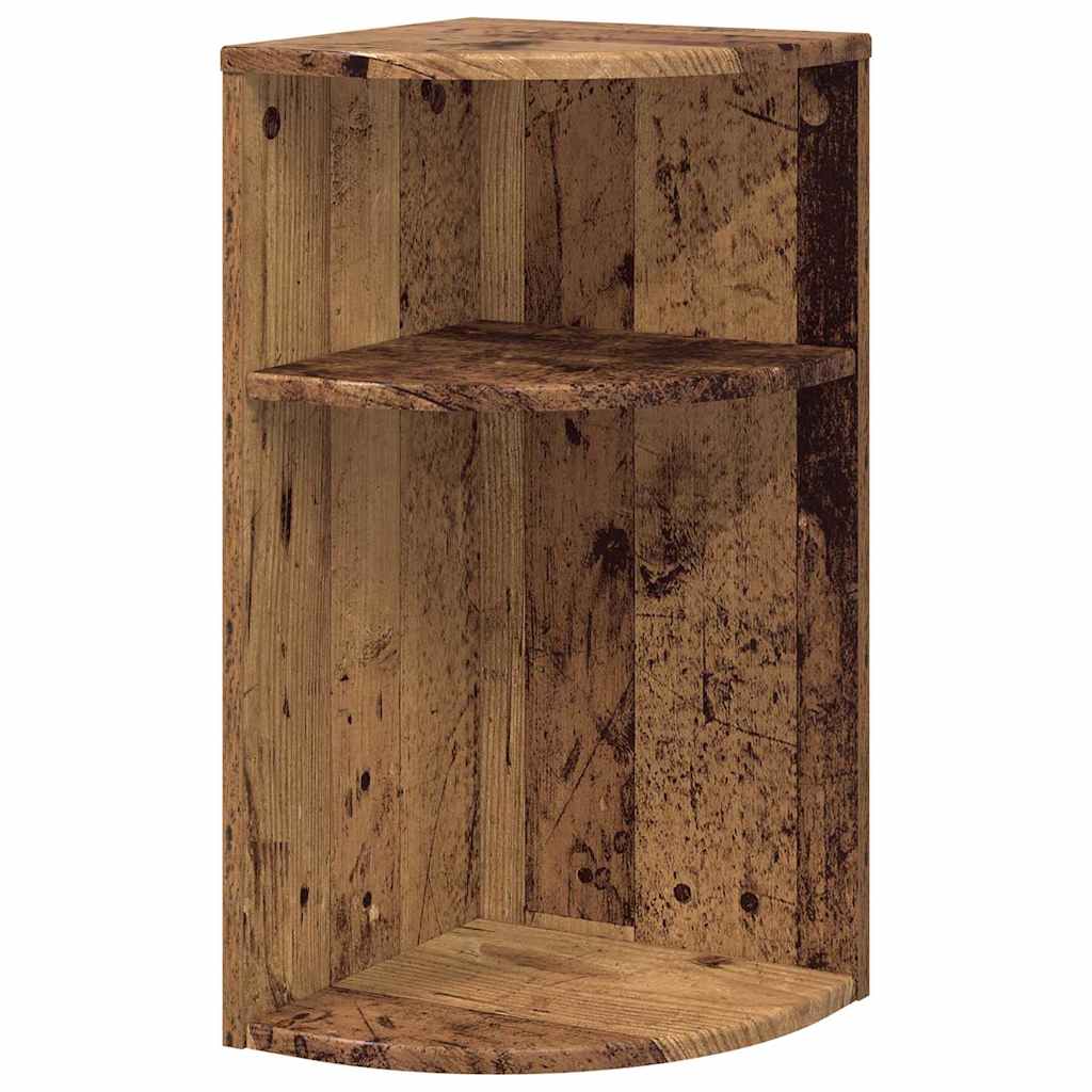 End Table Old Wood 29.6 x 29.6 x 60 cm Engineered Wood