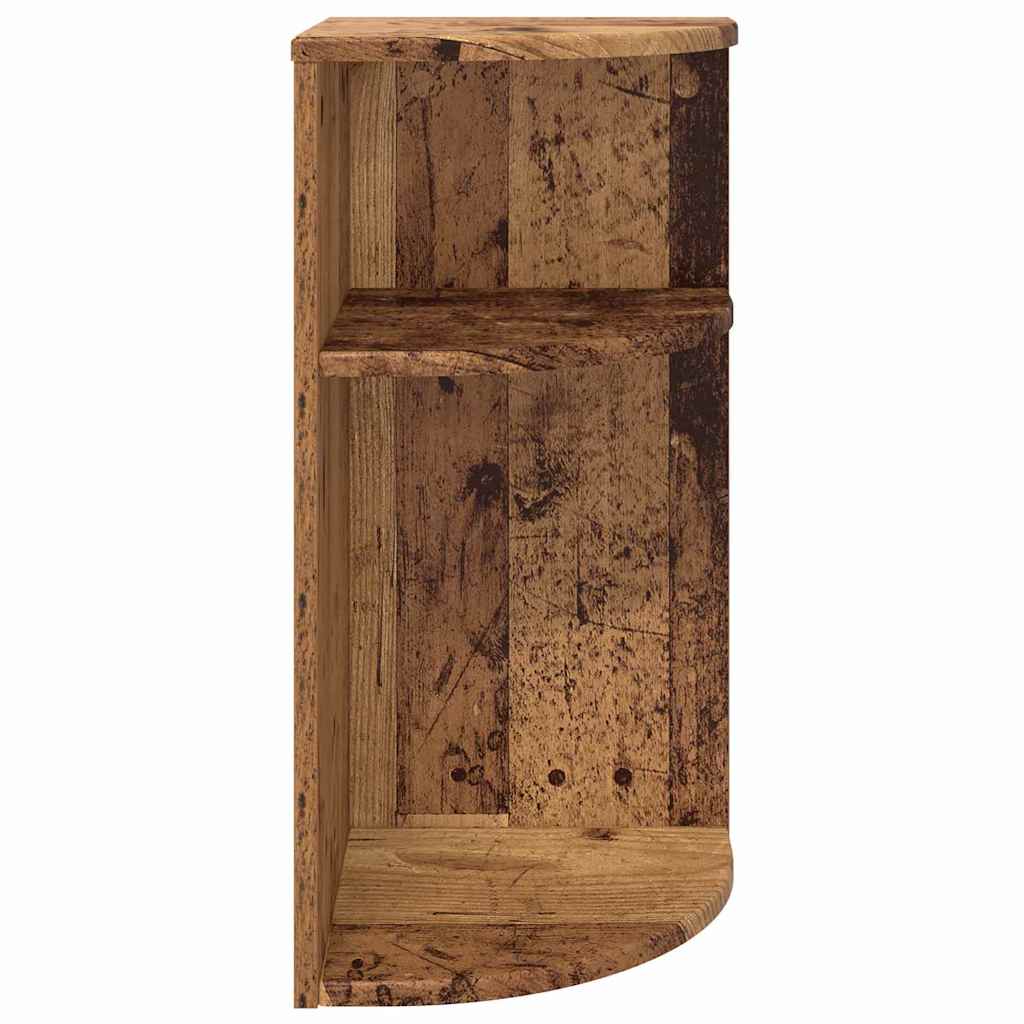 End Table Old Wood 29.6 x 29.6 x 60 cm Engineered Wood