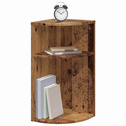 End Table Old Wood 29.6 x 29.6 x 60 cm Engineered Wood
