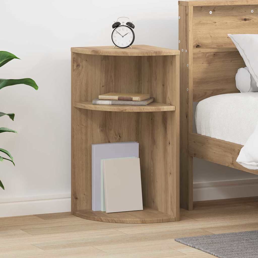 End Table Artisan Oak 29.6 x 29.6 x 60 cm Engineered Wood