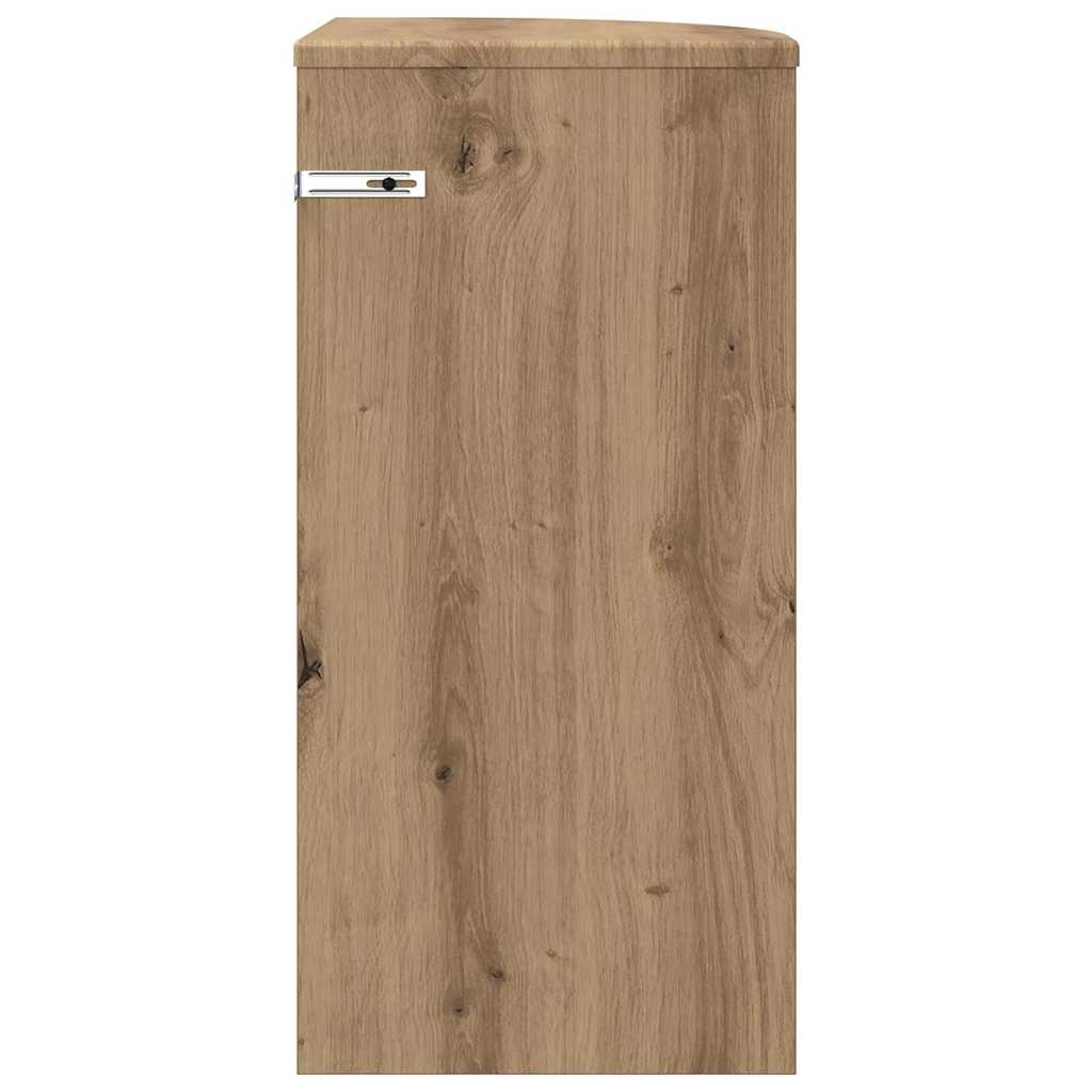 End Table Artisan Oak 29.6 x 29.6 x 60 cm Engineered Wood