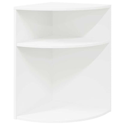 End Table White 39.7 x 39.7 x 60 cm Engineered Wood