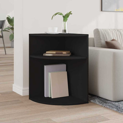 End Table Black 39.7 x 39.7 x 60 cm Engineered Wood