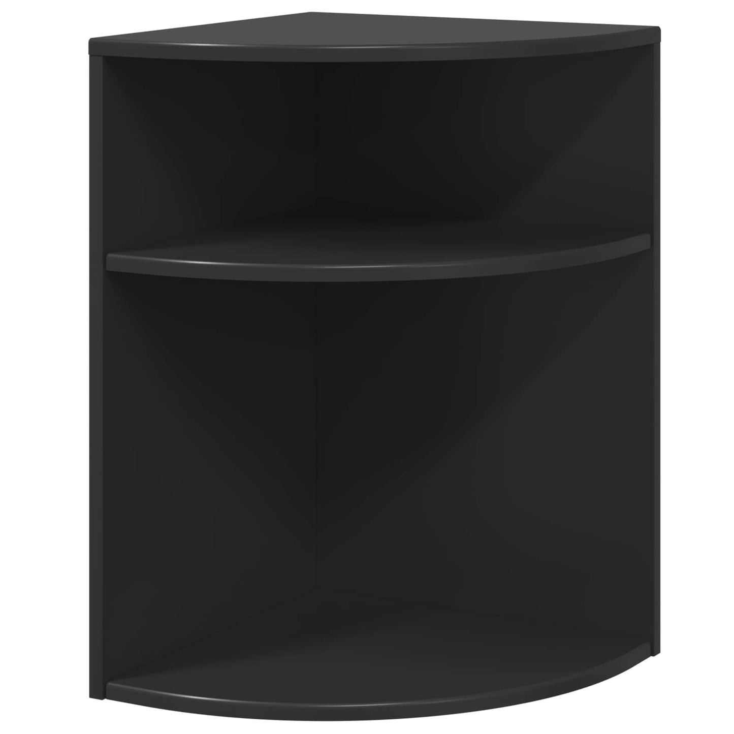 End Table Black 39.7 x 39.7 x 60 cm Engineered Wood