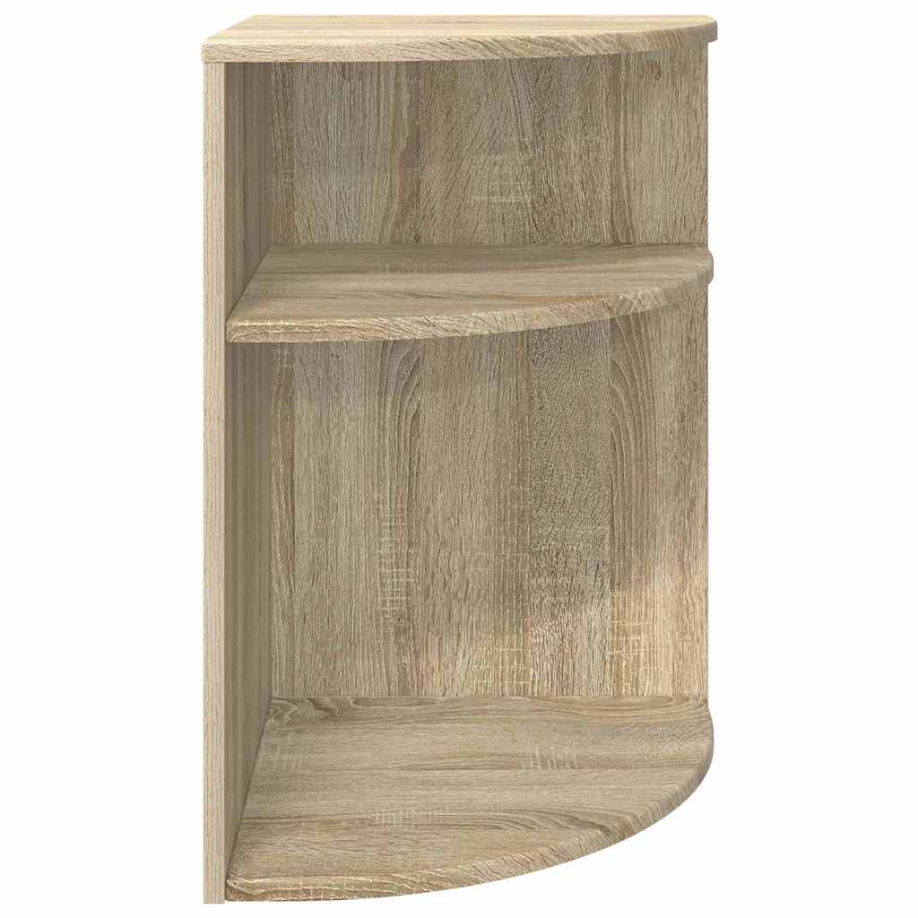 End Table Sonoma Oak 39.7 x 39.7 x 60 cm Engineered Wood