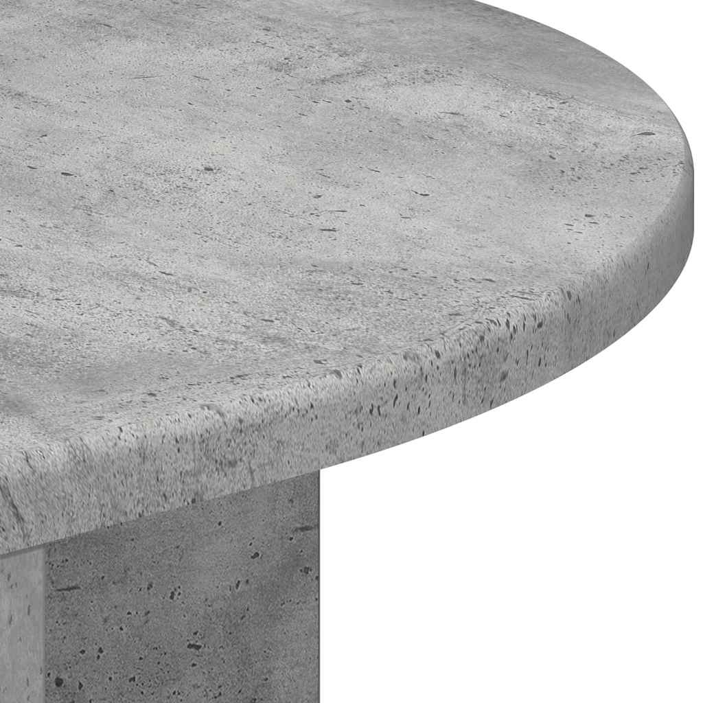 End Table Concrete Grey 39.7 x 39.7 x 60 cm Engineered Wood