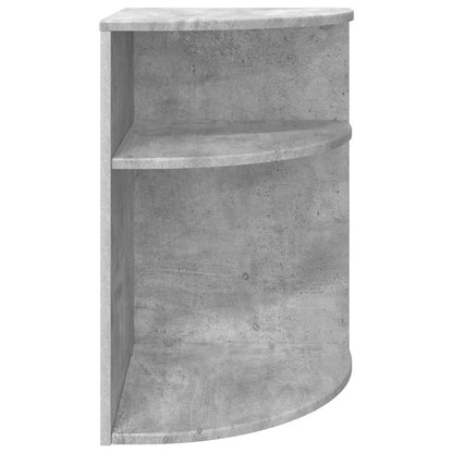 End Table Concrete Grey 39.7 x 39.7 x 60 cm Engineered Wood
