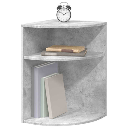 End Table Concrete Grey 39.7 x 39.7 x 60 cm Engineered Wood