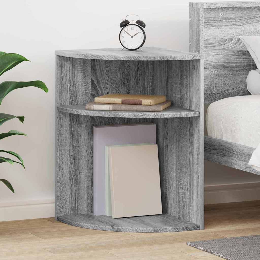 End Table Grey Sonoma 39.7 x 39.7 x 60 cm Engineered Wood
