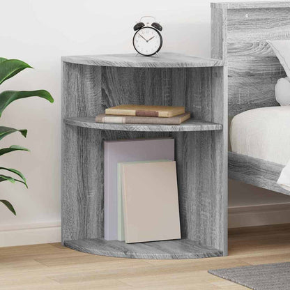 End Table Grey Sonoma 39.7 x 39.7 x 60 cm Engineered Wood