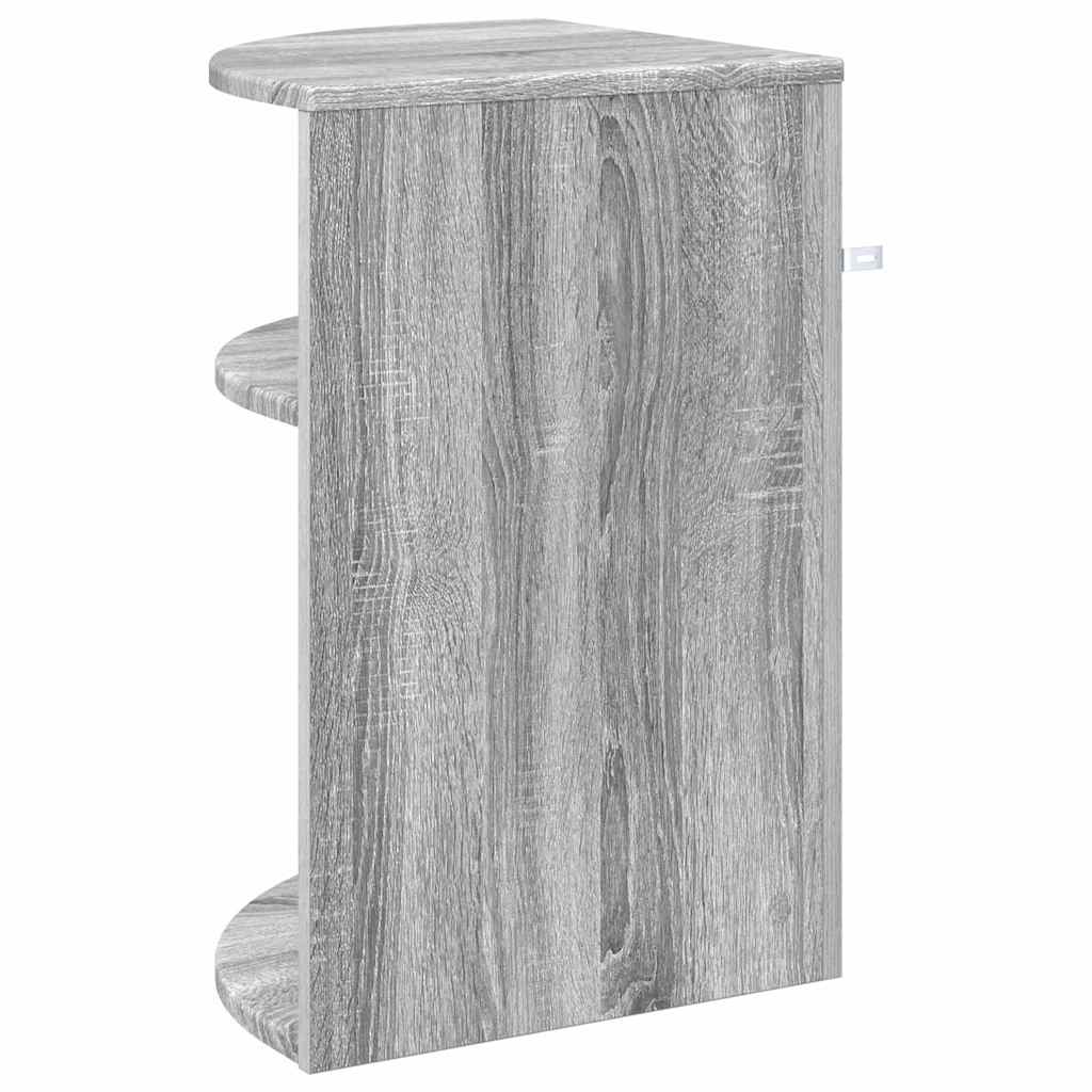 End Table Grey Sonoma 39.7 x 39.7 x 60 cm Engineered Wood