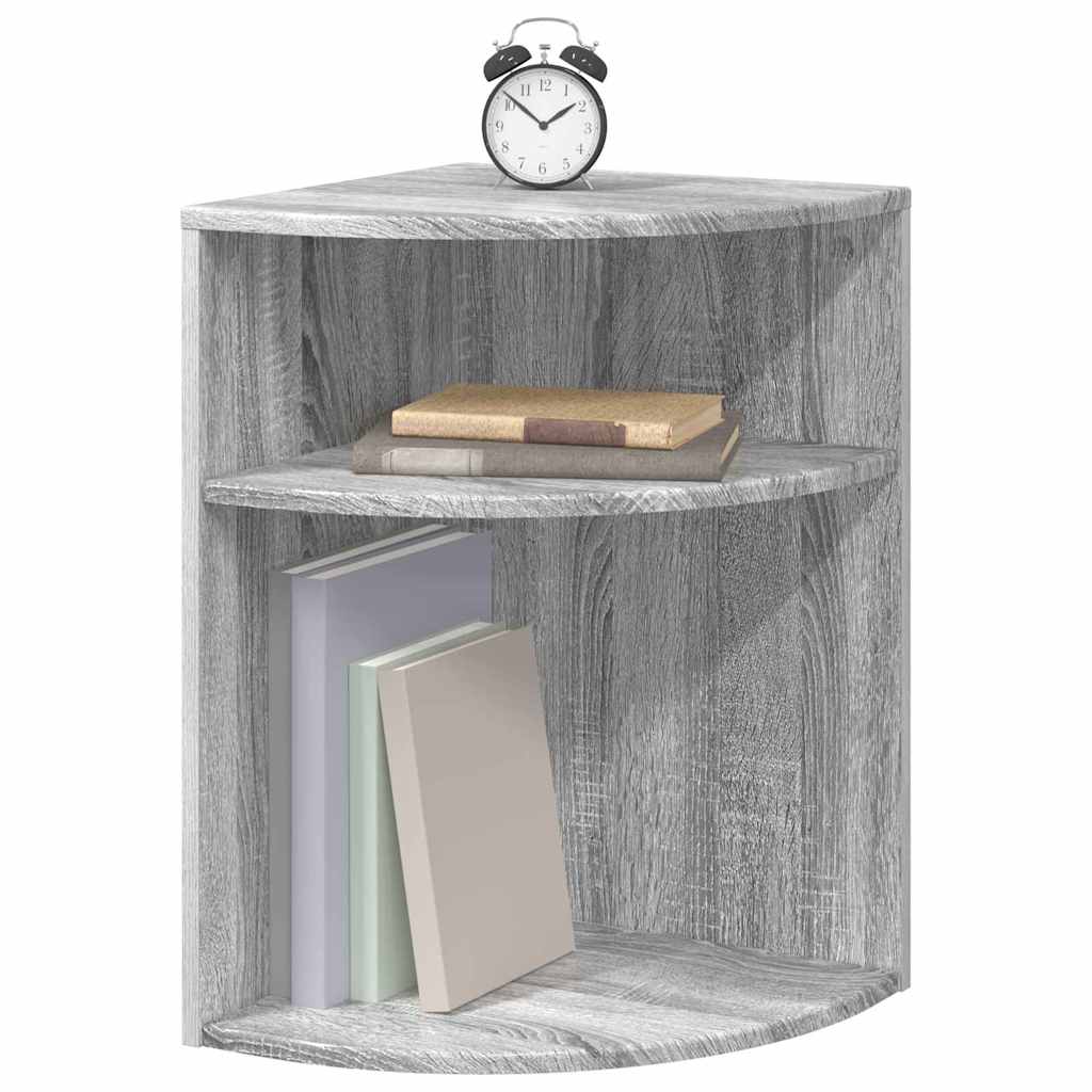 End Table Grey Sonoma 39.7 x 39.7 x 60 cm Engineered Wood