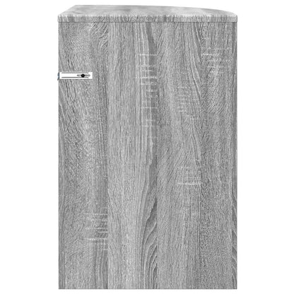 End Table Grey Sonoma 39.7 x 39.7 x 60 cm Engineered Wood