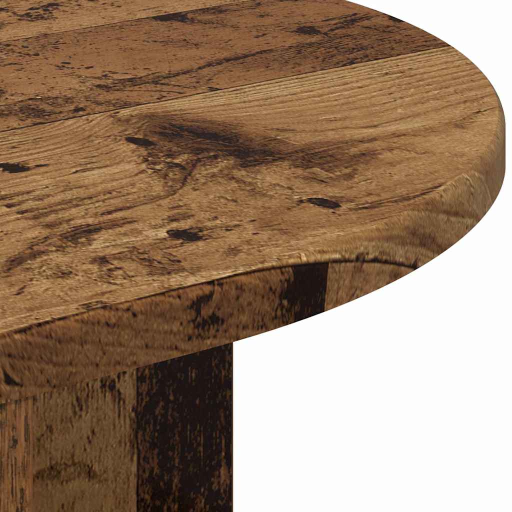 End Table Old Wood 39.7 x 39.7 x 60 cm Engineered Wood