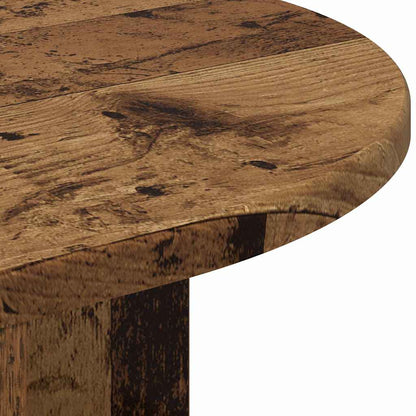 End Table Old Wood 39.7 x 39.7 x 60 cm Engineered Wood