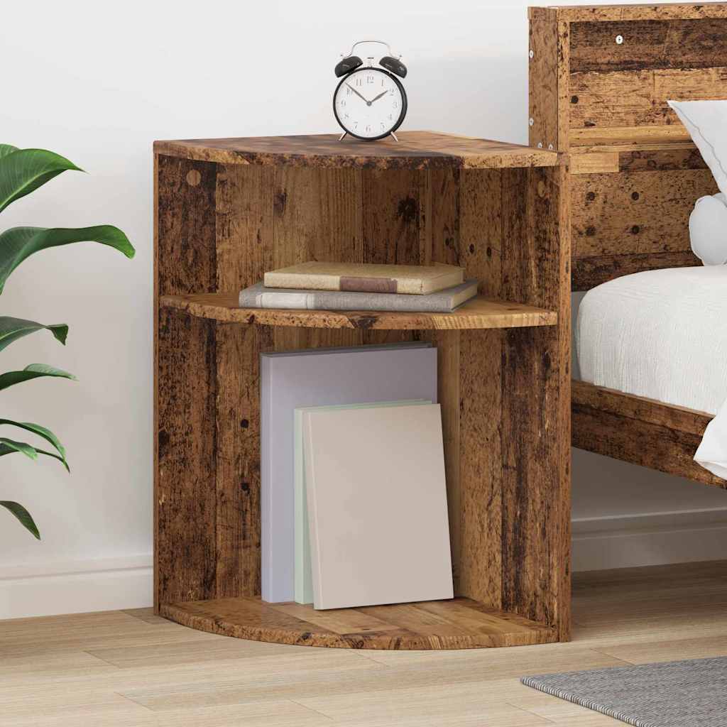 End Table Old Wood 39.7 x 39.7 x 60 cm Engineered Wood