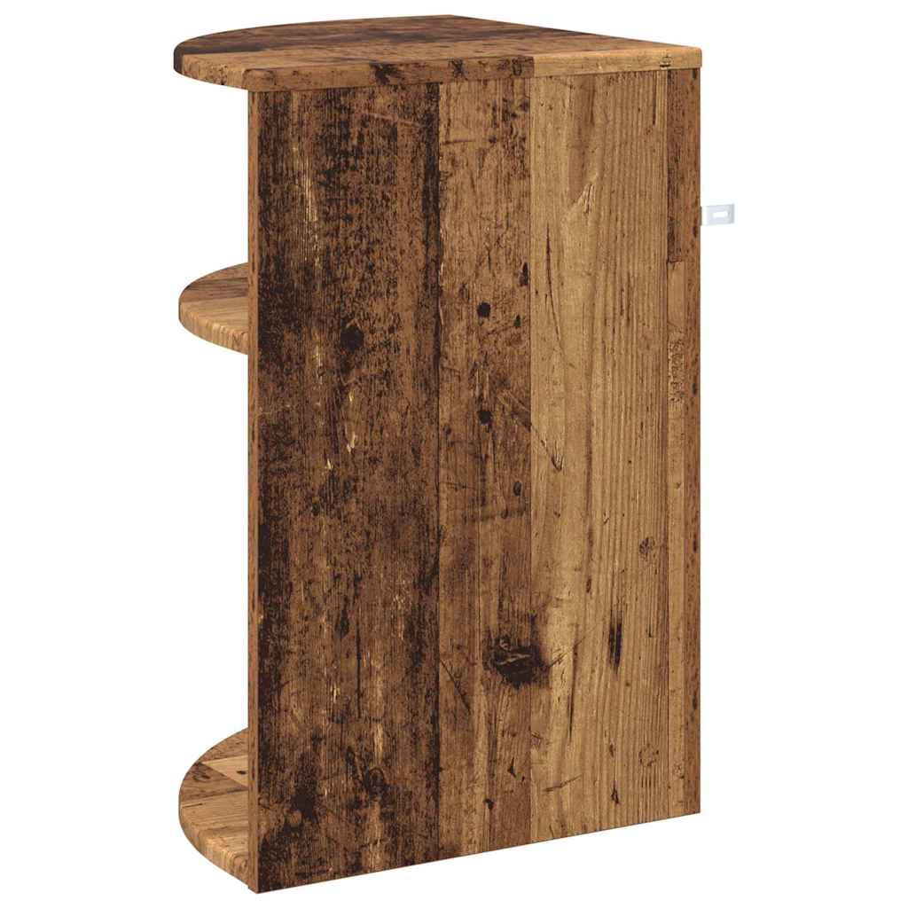 End Table Old Wood 39.7 x 39.7 x 60 cm Engineered Wood