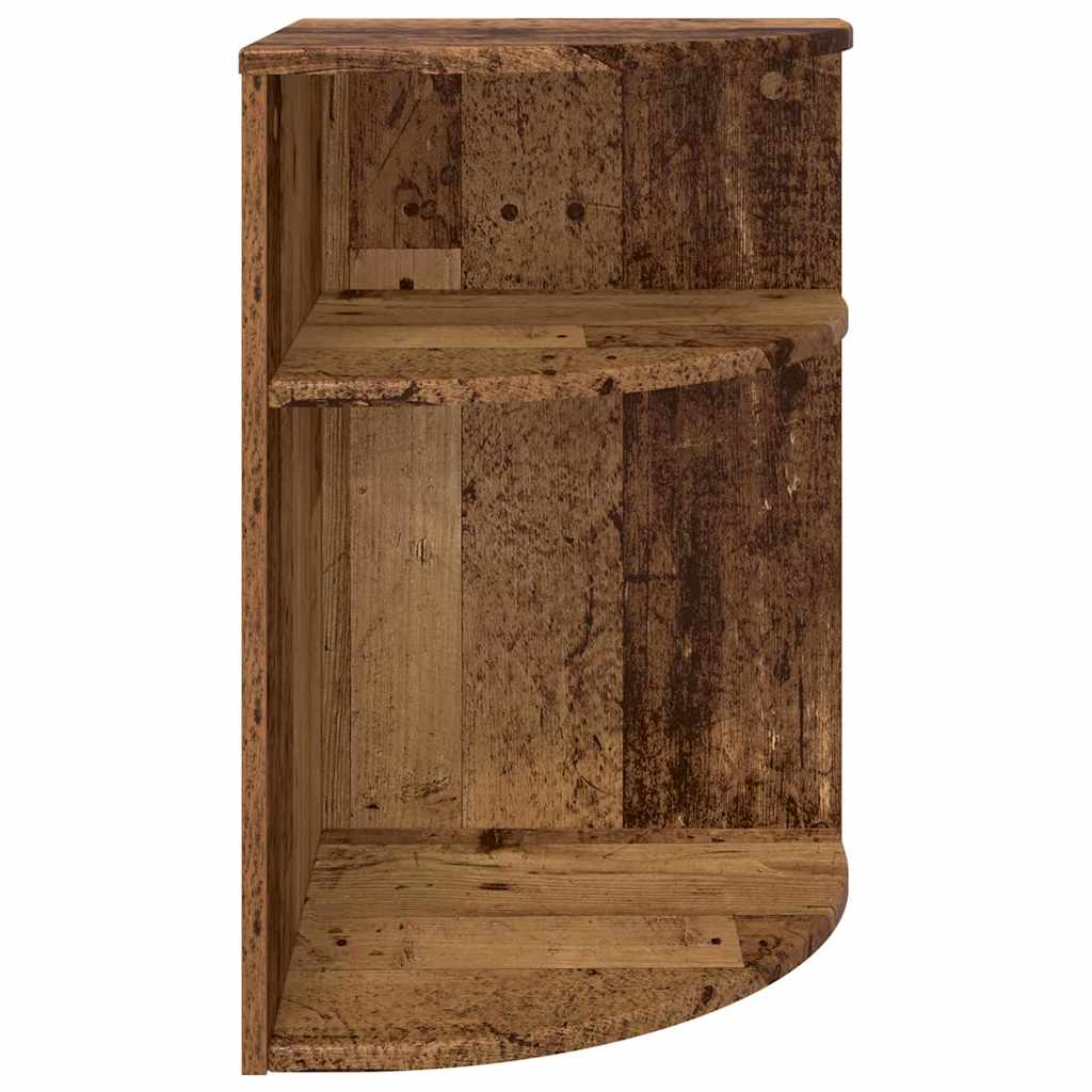 End Table Old Wood 39.7 x 39.7 x 60 cm Engineered Wood