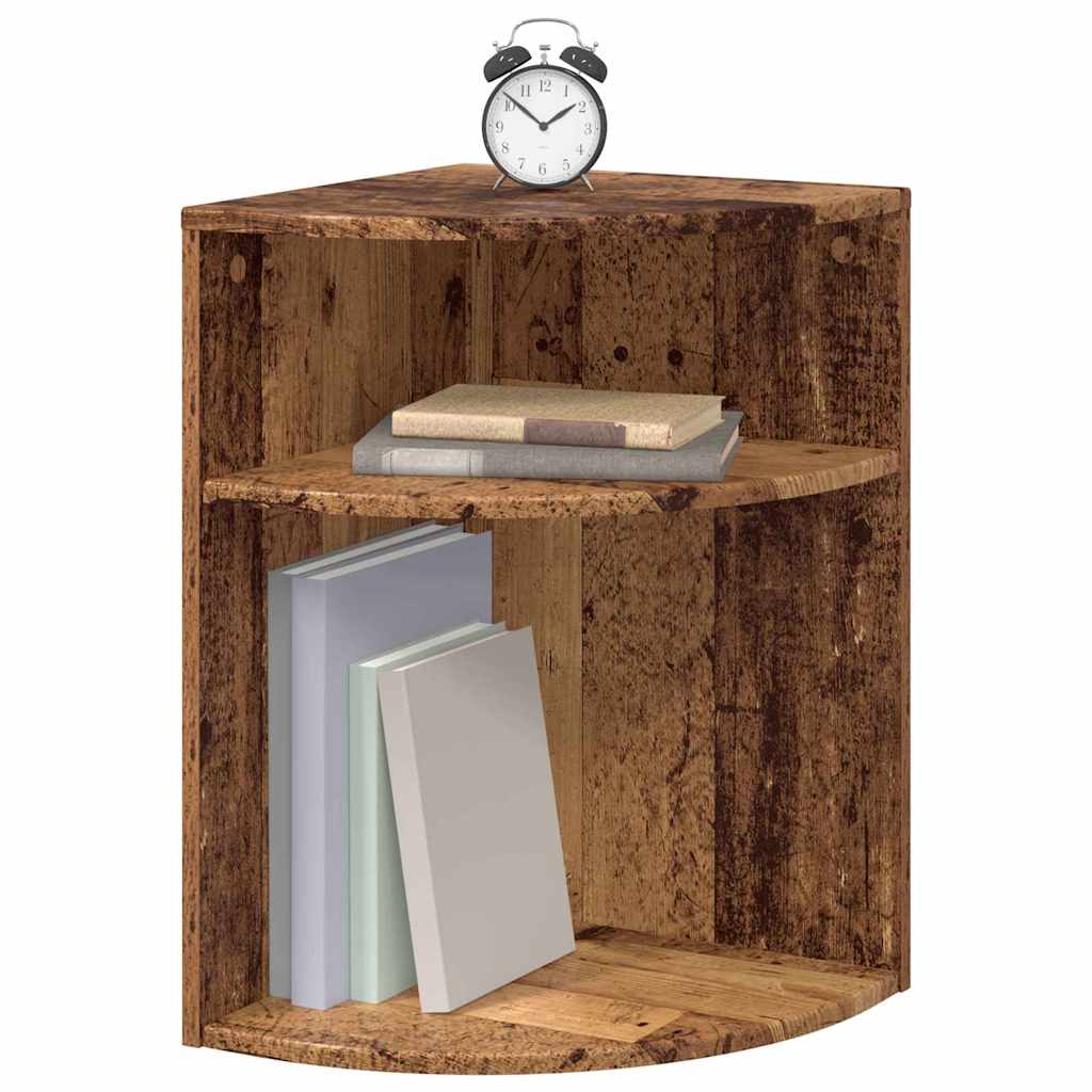 End Table Old Wood 39.7 x 39.7 x 60 cm Engineered Wood