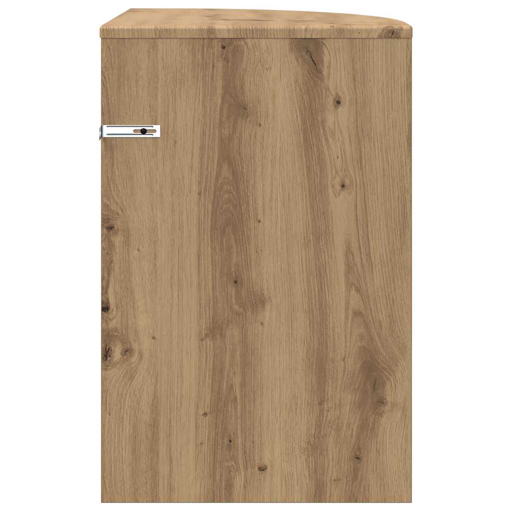 End Table Artisan Oak 39.7 x 39.7 x 60 cm Engineered Wood