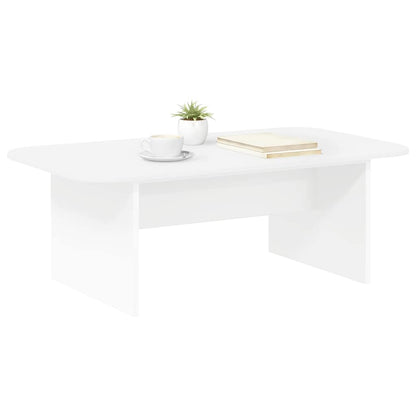Coffee Table White 93 x 53 x 33 cm Engineered Wood
