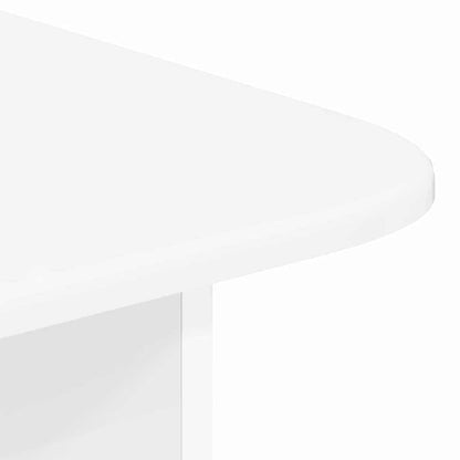 Coffee Table High Gloss White 93 x 53 x 33 cm Engineered Wood