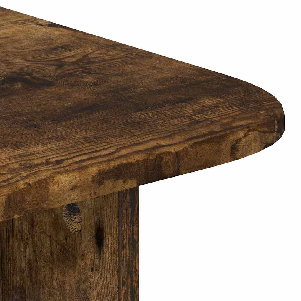 Coffee Table Smoked Oak 93 x 53 x 33 cm Engineered Wood