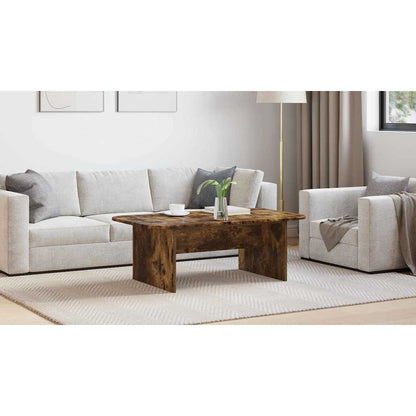Coffee Table Smoked Oak 93 x 53 x 33 cm Engineered Wood