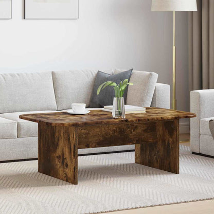 Coffee Table Smoked Oak 93 x 53 x 33 cm Engineered Wood