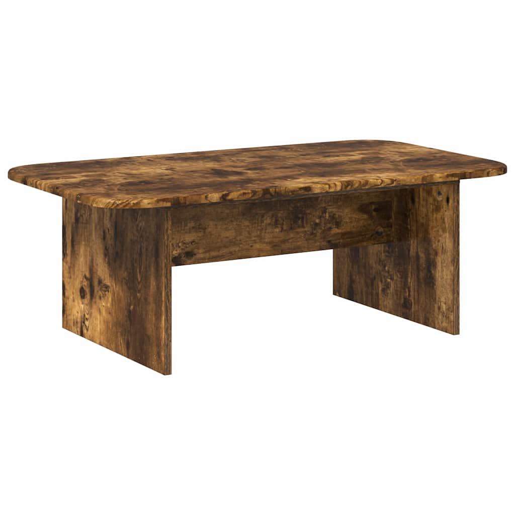 Coffee Table Smoked Oak 93 x 53 x 33 cm Engineered Wood