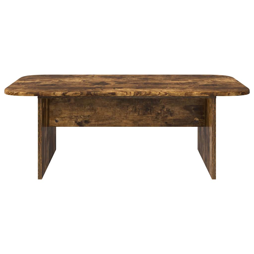 Coffee Table Smoked Oak 93 x 53 x 33 cm Engineered Wood