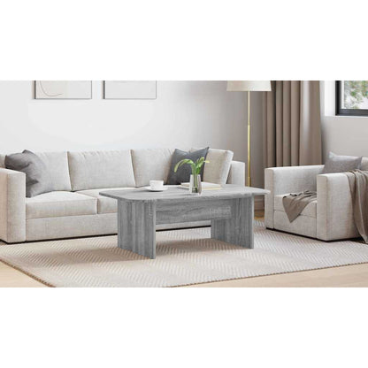 Coffee Table Grey Sonoma 93 x 53 x 33 cm Engineered Wood