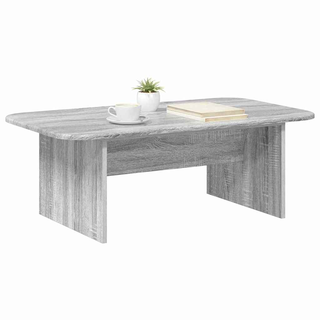 Coffee Table Grey Sonoma 93 x 53 x 33 cm Engineered Wood