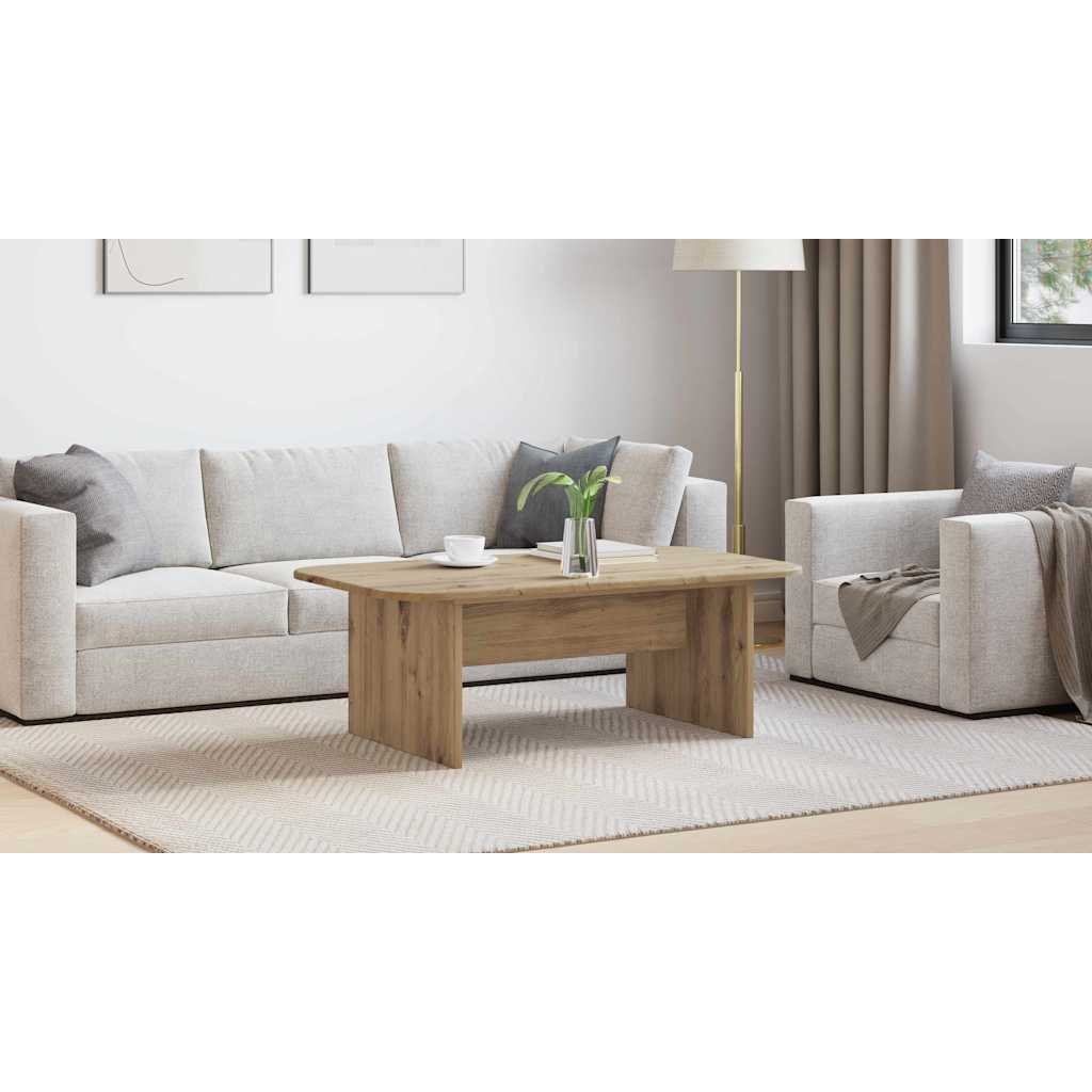 Coffee Table Artisan Oak 93 x 53 x 33 cm Engineered Wood