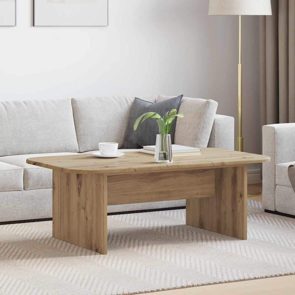Coffee Table Artisan Oak 93 x 53 x 33 cm Engineered Wood