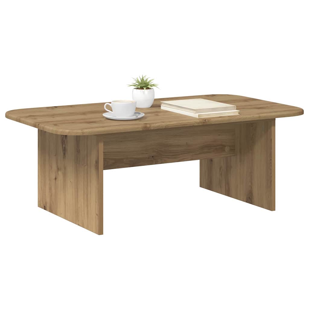 Coffee Table Artisan Oak 93 x 53 x 33 cm Engineered Wood