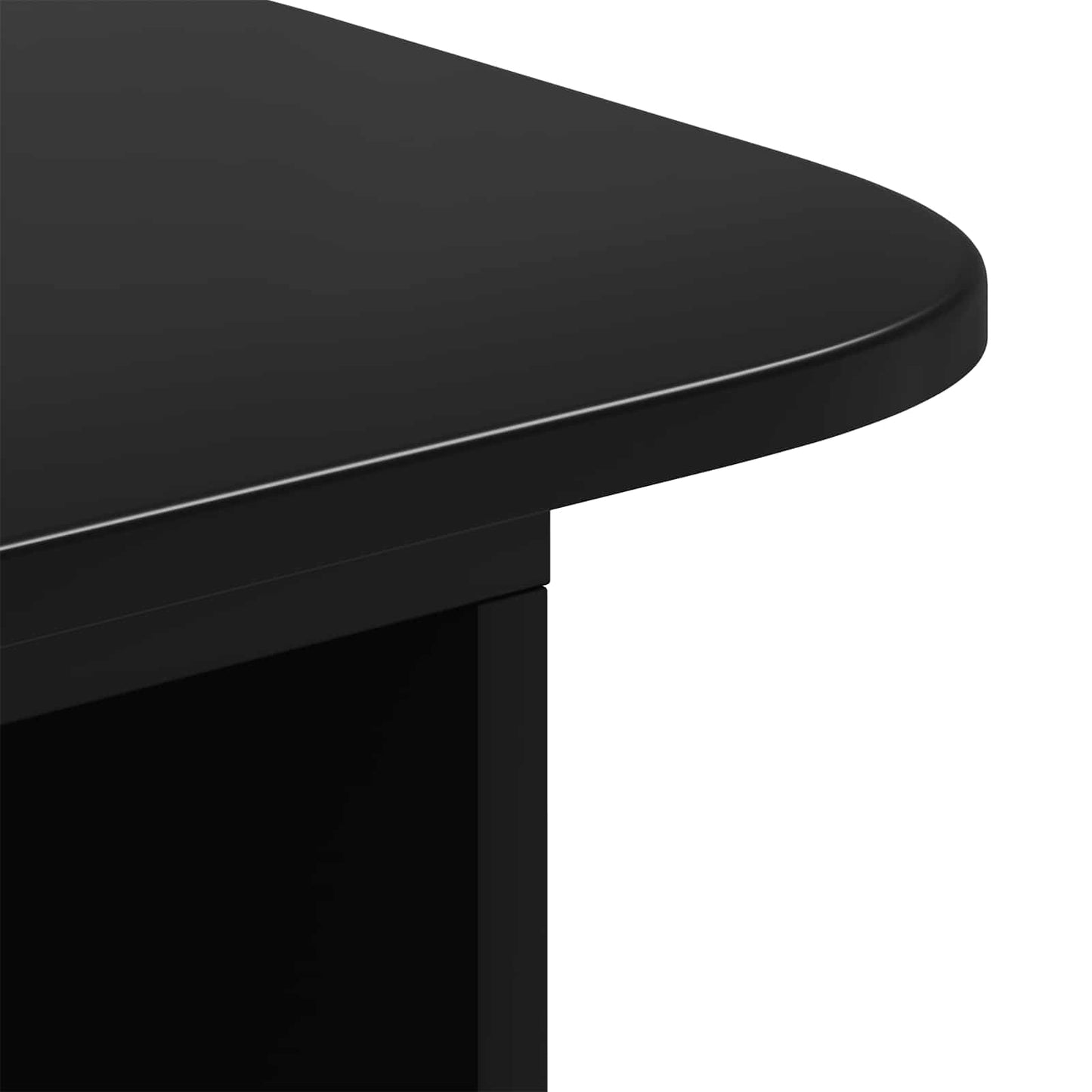 Console Table Black 93 x 40 x 75 cm Engineered Wood