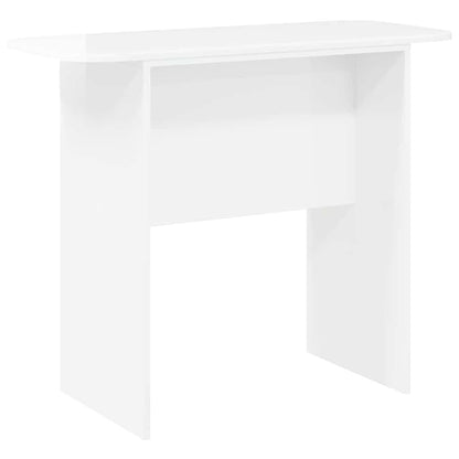 Console Table High Gloss White 93 x 40 x 75 cm Engineered Wood