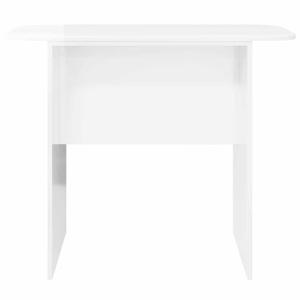 Console Table High Gloss White 93 x 40 x 75 cm Engineered Wood
