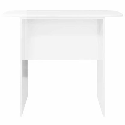 Console Table High Gloss White 93 x 40 x 75 cm Engineered Wood