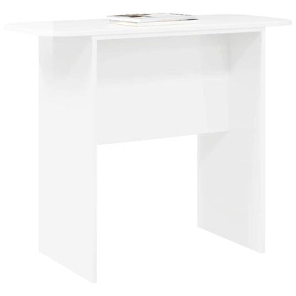 Console Table High Gloss White 93 x 40 x 75 cm Engineered Wood